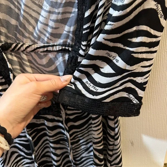 Baby Phat Zebra Tankini with Matching Coverup - Picture 8 of 9